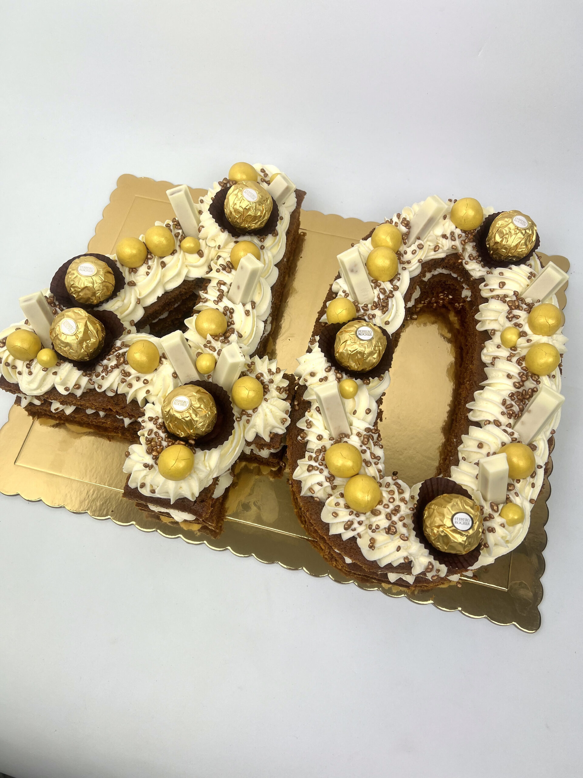 Tarta de números personalizada Cantabria