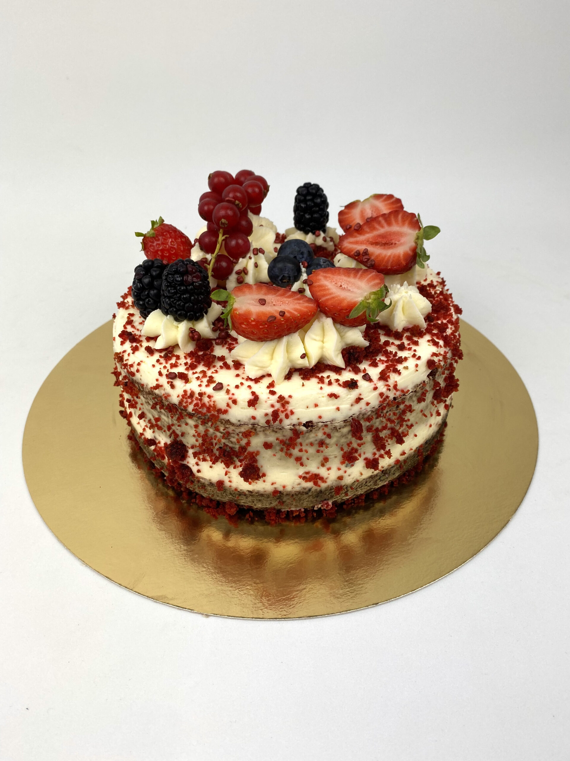 Tarta Red Velvet personalizada en La Batidora Verde, Cantabria